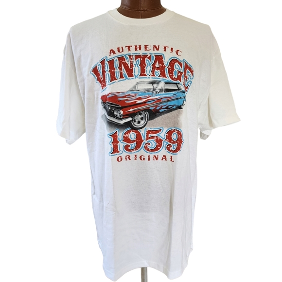 Authentic Vintage 1959 Original T-shirt - Picture 1 of 4